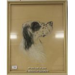 Sidney Langdon, three pastel studies of dogs, all signed in pencil: 'Fred', dated 1969, 55 x