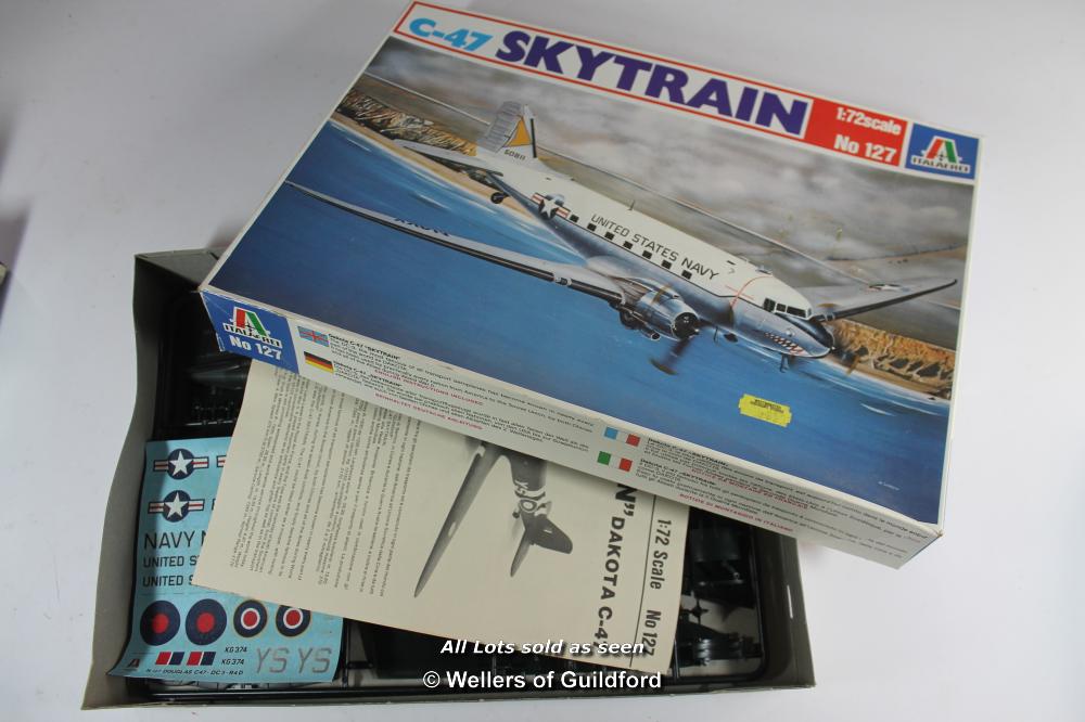 Italaerei model kits, to include 1:72 scale C-47 Sky Train no.127, 1:48 scale Westland Lysander Mk 3 - Image 4 of 4