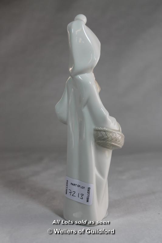 Lladro figure of girl in night clothes; two Nao figures of children (3) - Image 9 of 10