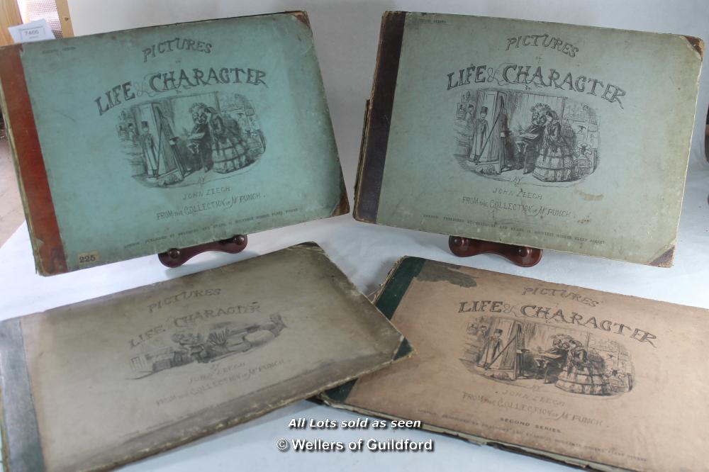 Pictures of Life & Character by John Leech, from the collection of Mr Punch, 4 vol, London 1864. (