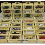 Lledo promotional die cast models to include Hamleys London bus, Walkers Crisps vintage truck and