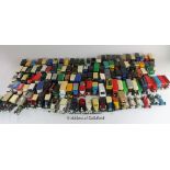 Lledo Days Gone, a very large assortment of unboxed die-cast advertising cars, sports cars and buses