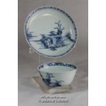 Nanking Cargo blue and white tea bowl and saucer, Christies lot number 5064.