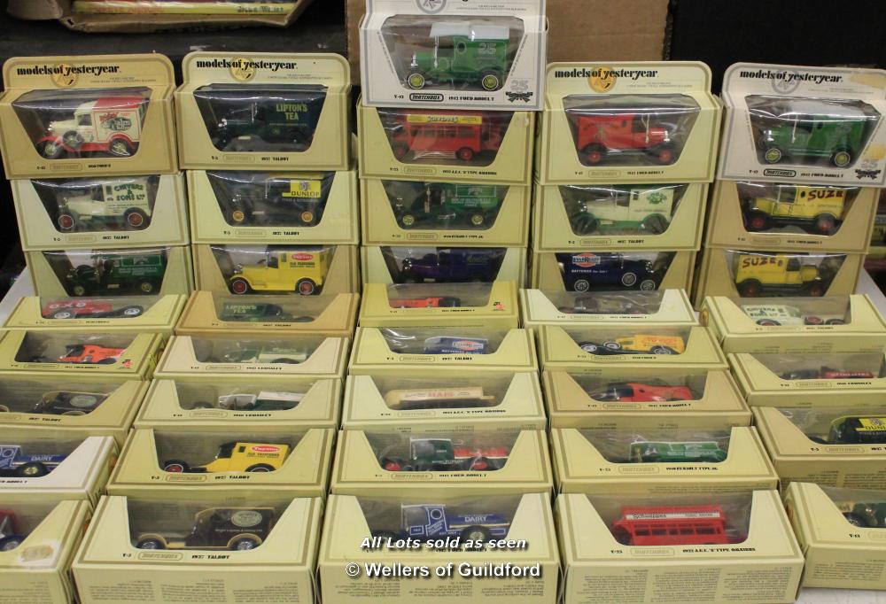 Matchbox Models of Yesteryear assorted promotional straw style die cast models to include Y-12