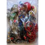 Sealed bag of costume jewellery, gross weight 3.82 kilograms