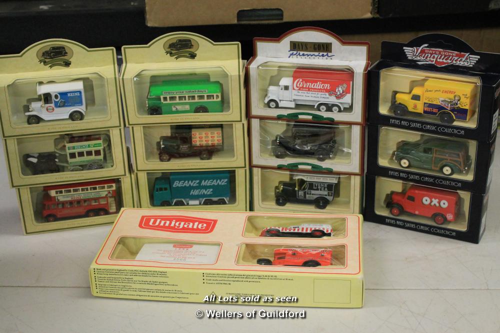 Lledo assorted die-cast models including Unigate limited edition set 4566/6500, Heinz promotional