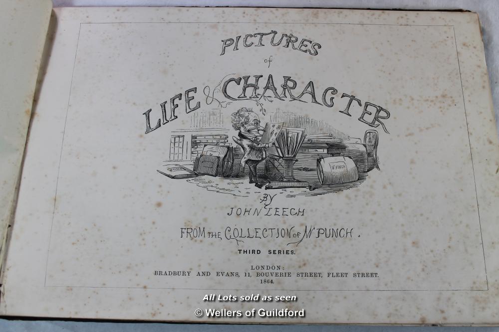 Pictures of Life & Character by John Leech, from the collection of Mr Punch, 4 vol, London 1864. ( - Image 6 of 10