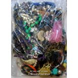 Sealed bag of costume jewellery, gross weight 3.64 kilograms