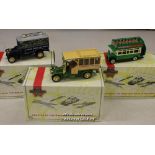 Matchbox Collectables, 3 x die-cast models including 1910 Renault Motor Bus, 1922 Scania Post Bus