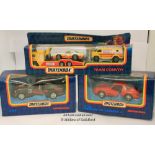 Matchbox Super kings, assorted boxed die-cast models including Porsche 911 Carrera 4 K168, Sierra RS