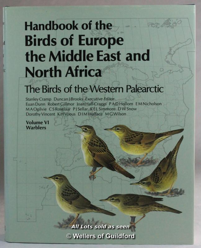 Cramp S. ( Chief Editor & others ) : The Handbook of the Birds of Europe, the Middle East and - Image 7 of 10