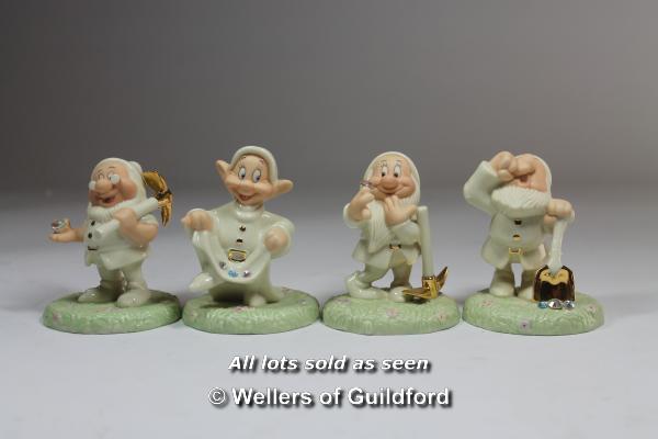 Lenox Disney Showcase Collection: Snow White and her seven dwarves, the tallest 8cm. - Image 6 of 7