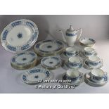 Coalport Revelry six place coffee service including coffee pot; part dinner service comprising