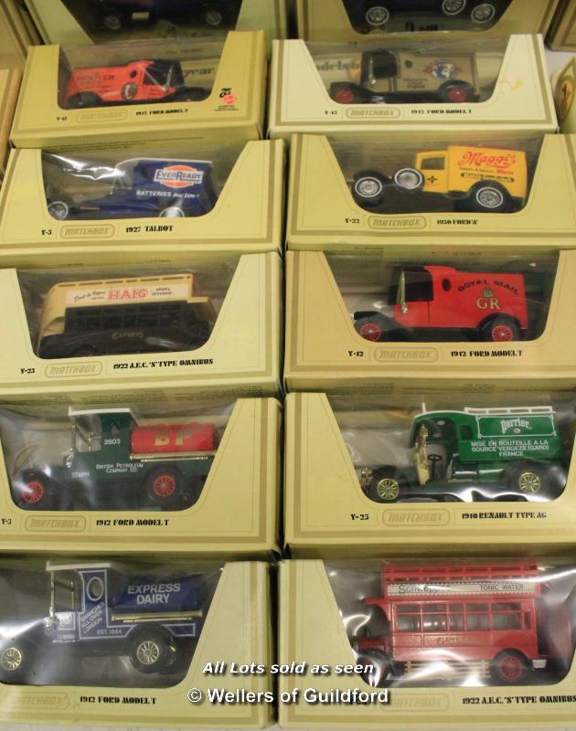 Matchbox Models of Yesteryear assorted promotional straw style die cast models to include Y-12 - Image 3 of 7