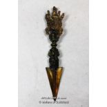 An Indonesian ornamental dagger, 16cm.