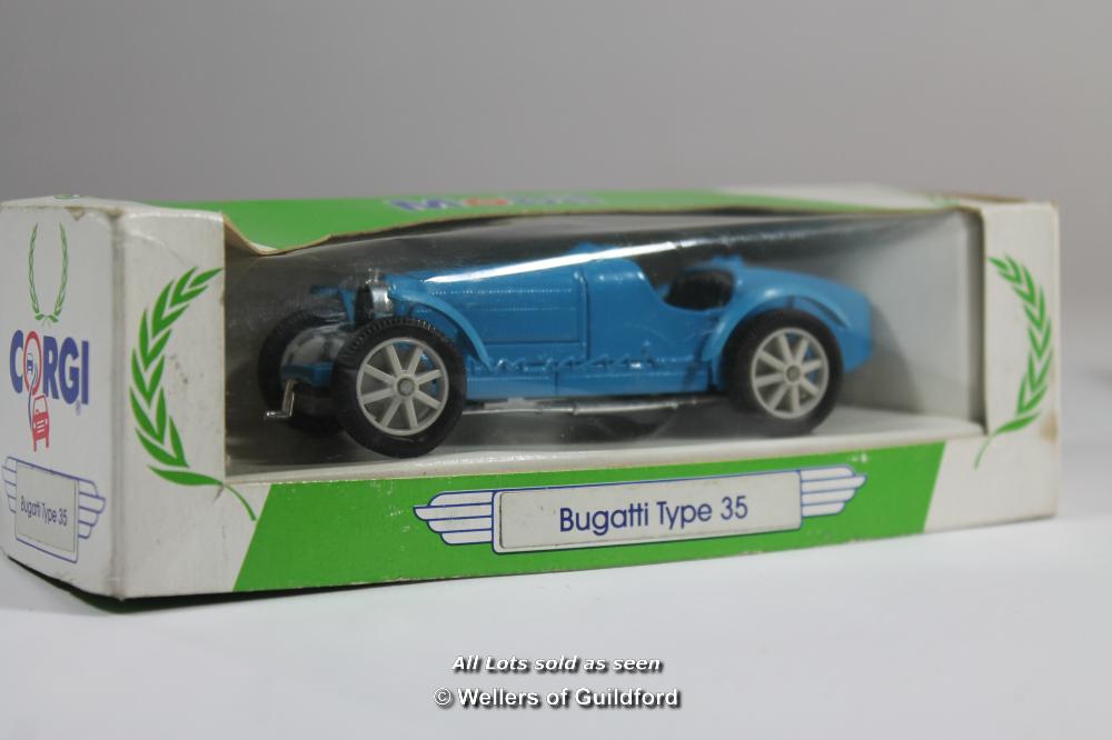 Boxed Matchbox Dinky Radio Times 1950 Ford E83W 10 CTW van and Corgi Mobil Bugatti Type 35 (2) - Image 3 of 3