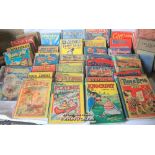 Quantity of children's annuals including PlayBox, The Tip Top Book, Bobby Bears, Rainbow, Bubbles,