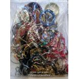 Sealed bag of costume jewellery, gross weight 3.29 kilograms
