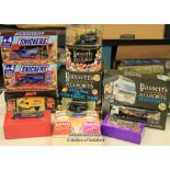 Lledo confectionary promotional die-cast models some with chocolate still in the box, including