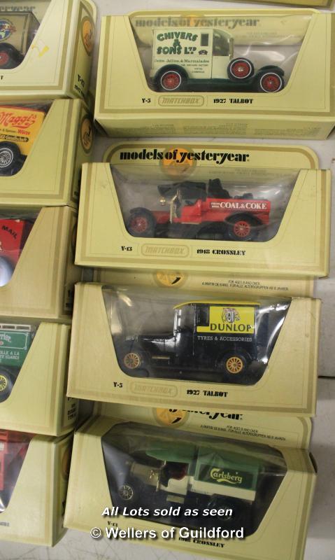 Matchbox Models of Yesteryear assorted promotional straw style die cast models to include Y-12 - Image 4 of 7