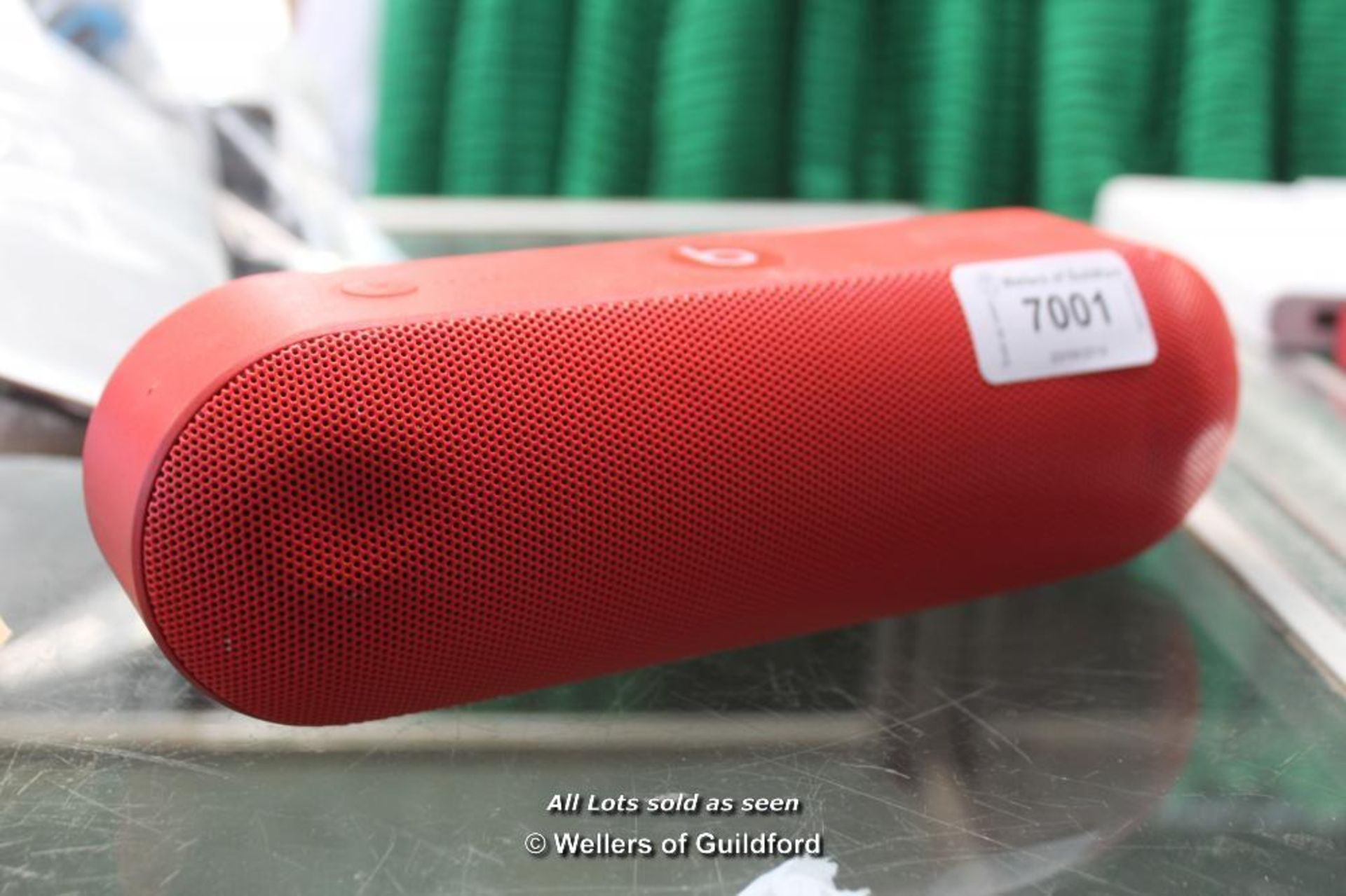 *BEATS PILL (PRODUCT) RED BLUETOOTH SPEAKER