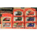 A mixed group of die-cast cars to include Corgi Cadburys 61205, 61221 and Corgi Motoring Memories