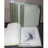 Arthur G. Butler; British Birds with their Nests and Eggs, illus. F.W.Frohawk, 5 vol (of 6),