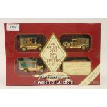 Lledo 'The Golden Age of Film Industry' Limited Edition 24 carat gold plated four car set no. 05673