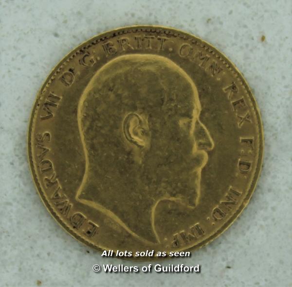 Edward VII half sovereign, 1903.