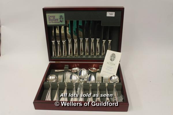 *George Butler of Sheffield silver plate set, not complete (Lot subject to VAT)