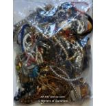 Sealed bag of costume jewellery, gross weight 3.58 kilograms