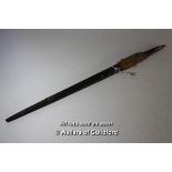 An African stabbing stick, 57cm.