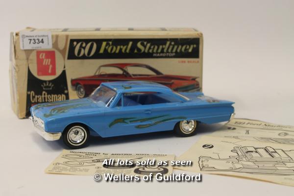 AMT Craftsman series no. 4010-100, 1960 Ford Starliner 1/25 scale, made model