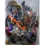 Sealed bag of costume jewellery, gross weight 3.51 kilograms