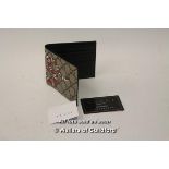 Gucci kingsnake print wallet.