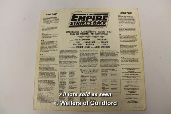 *Star Wars: The Empire Strikes Back, original vinyl soundtrack by John Williams, 1980 (Lot subject - Image 4 of 6