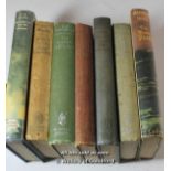 C.S Forester, 1st editions, Hornblower and the Hotspur with dust wrapper, five others without,