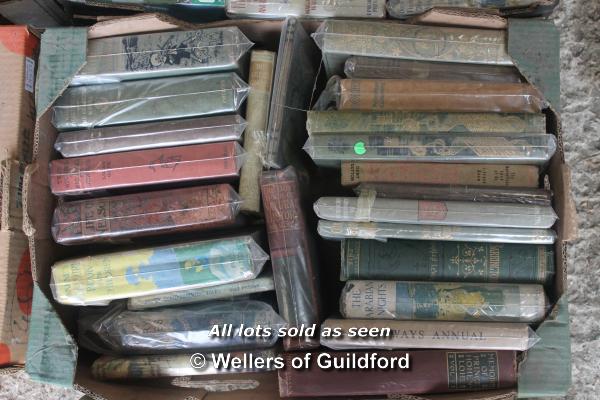 Four boxes of assorted books including children's and literature. - Image 3 of 5