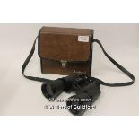Bushnell 7 x 50 binoculars, in leather case