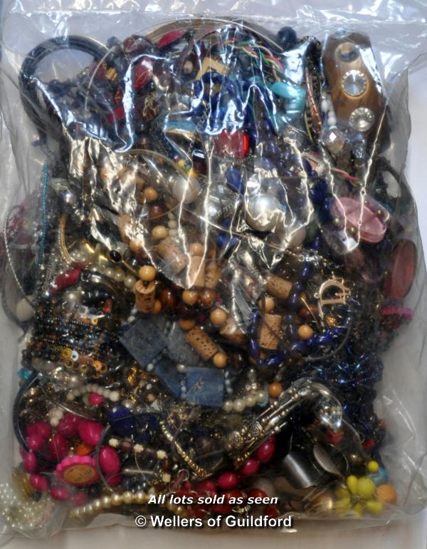 Sealed bag of costume jewellery, gross weight 3.88 kilograms