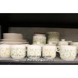 *Hornsea Fleur part tea and dinner service. This lot is subject to VAT.