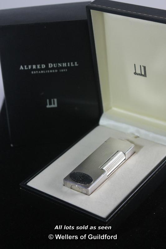 *Alfred Dunhill 1993 Centenery edition cigarette lighter in original hinged box and card box. Lot