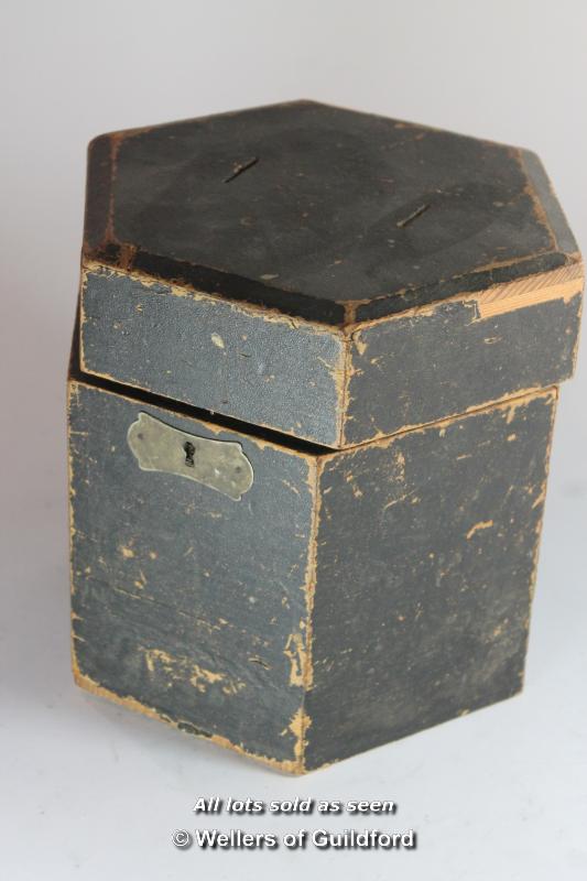 A 48 button concertina in original hexagonal box, un-named. - Image 5 of 7