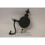 *Rare early historic gas light fitting 'Albo Carbon Light' circa 1878-80 (Lot subject to VAT) (