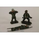 *X3 British Paratroops 1.32 Scale Ww2 Army Figures By Lone Star (C.1970's)- (Lot Subject To VAT) [