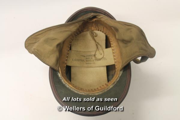 *Vintage leather and cork motorcycle helmet 'The Corker' (Lot subject to VAT) (LQD98) - Image 2 of 3