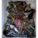 Sealed bag of costume jewellery, gross weight 3.21 kilograms