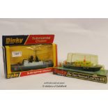 *Vintage Dinky 673 Submarine Chaser 1976 Boxed- And Dinky No.678 Air Sea Rescue Launch Boxed (2)(Lot