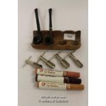 *Vintage Tobacco Pipe Reamer Set Plus Pipes Etc. Job Lot - (Lot Subject To VAT) [LQD100]