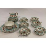 *A Continental Late 19th Century Part Tea Service, Without Tea Pot (Lpgba173545577)(Lot Subject To